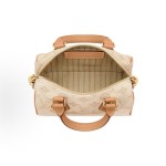 LOUIS VUITTON Speedy Bandouliere 20 Brand logo pendant single-shoulder crossbody handbag, brown