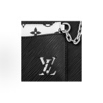LOUIS VUITTON Marelle adjustable and detachable shoulder strap Epi underarm bag, handbag, shoulder bag, crossbody bag, black