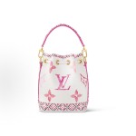 LOUIS VUITTON NOE Nano Summer Limited Edition Watercolor Bucket Bag, single-shoulder crossbody bag, Super small size