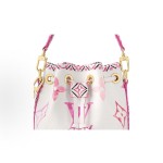 LOUIS VUITTON NOE Nano Summer Limited Edition Watercolor Bucket Bag, single-shoulder crossbody bag, Super small size