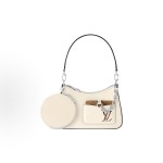 LOUIS VUITTON Cookie BB Fashion chain print underarm bag, shoulder bag, small size, black and brown