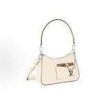 LOUIS VUITTON Cookie BB Fashion chain print underarm bag, shoulder bag, small size, black and brown