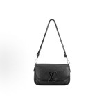 LOUIS VUITTON Buci Epi grain-grain resin Logo crossbody single-shoulder bag   Black