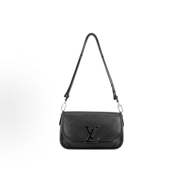LOUIS VUITTON Buci Epi grain-grain resin Logo crossbody single-shoulder bag   Black