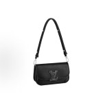 LOUIS VUITTON Buci Epi grain-grain resin Logo crossbody single-shoulder bag   Black
