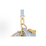 LOUIS VUITTON x Takashi Murakami Alma BB Detachable adjustable shoulder strap zipper closed single-shoulder crossbody handbag, small size, light blue