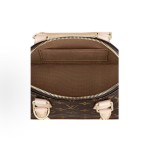 LOUIS VUITTON Alma BB Classic Monogram Full Print detachable shoulder strap shell bag, single-shoulder crossbody bag, handbag, small, brownish