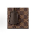 LOUIS VUITTON Alma BB Gold hardware double zipper opening Damier Ebene shell bag Canvas bag single-shoulder crossbody handbag brown