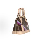 LOUIS VUITTON Alma BB Mon Monogram collection Brand logo Classic Double zipper opening and closing handbag brown