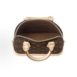 LOUIS VUITTON Alma BB Mon Monogram collection Brand logo Classic Double zipper opening and closing handbag brown