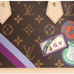 LOUIS VUITTON Alma BB Mon Monogram collection Brand logo Classic Double zipper opening and closing handbag brown