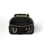 LOUIS VUITTON x Takashi Murakami Alma BB Detachable adjustable shoulder strap zipper closure Epi single-shoulder crossbody handbag Small black Tricolor