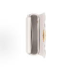 DIOR Jolie CD logo detachable and adjustable shoulder strap, wister-patterned single-shoulder crossbody handbag, small size for women, cream white