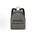 DIOR Rider series classic monogram embroidered backpack for men, beige black