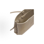 DIOR Trianon is a soft and lustrous single-shoulder crossbody bag in beige for women