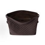 GUCCI Beatrix horse bit buckle double G letter printed Tote bag, shopping bag, handbag, large size for women, dark brown