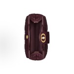 DIOR Jolie CD clasp white resin beaded single-shoulder handbag mini women\'s plum-colored