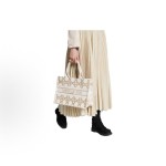 DIOR Book Tote classic printed Tote bag, Tote shopping bag, medium-sized handbag, white for women