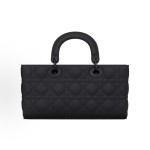 DIOR Lady D-JOY brand pendant Jacquard bag, single-shoulder crossbody handbag, medium size for women, black