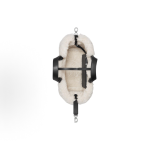 DIOR ToujoursDioralps Macrocannage stitched metal pendant single-shoulder handbag, medium size for women, anthracite grey