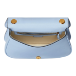 GUCCI Blondie brand logo metal accessory handbag medium-sized women\'s light blue