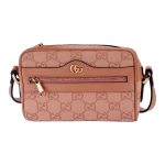 GUCCI Ophidia Double G logo zipper opening single-shoulder crossbody bag mini Women\'s pink