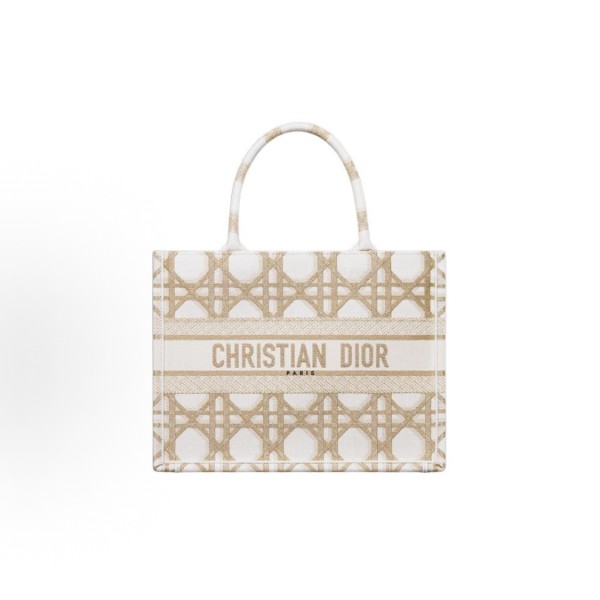 DIOR Book Tote classic printed Tote bag, Tote shopping bag, medium-sized handbag, white for women