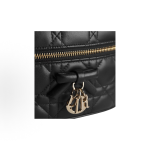 DIOR brand logo handbag for women in black