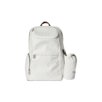 GUCCI Double G zipper openable backpack for men, large size, white