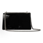 GUCCI Dionysus distressed tiger-head clasp press lock crossbody single-shoulder bag, small size for women, black