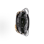 DIOR Lady D-Lite Plan de Paris pattern Princess Bag, one-shoulder crossbody handbag, mini women, black and white