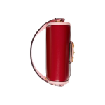 GUCCI 1955 vintage gold buckle with color trim saddle bag, crossbody single-shoulder bag, small size for women, red and pink