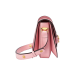 GUCCI 1955 vintage gold buckle with color trim saddle bag, crossbody single-shoulder bag, small size for women, red and pink