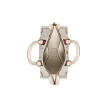 GUCCI Exquisite - Gucci Gold Logo, metal protective foot studs, travel bag, single-shoulder crossbody handbag, mini women\'s white