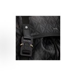 DIOR CD Diamond logo nylon jacquard diamond-shaped backpack backpack, large men\'s black