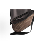 DIOR Jett jacquard shoulder strap CD buckle messenger bag, single-shoulder crossbody bag, medium size, unisex couple style, brown