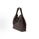 GUCCI Beatrix horse bit buckle double G letter printed Tote bag, shopping bag, handbag, large size for women, dark brown