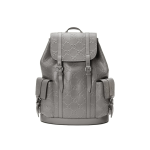 GUCCI vintage Logo embossed large-capacity schoolbag, backpack, backpack, regular men\'s style, gray