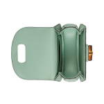 GUCCI Bamboo 1947 Bamboo handle lock Bamboo joint bag, mini women\'s handbag, light green