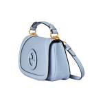 GUCCI Blondie brand logo metal accessory handbag medium-sized women\'s light blue