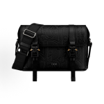DIOR Hit The Road Adjustable jacquard crossbody bag for Men in black