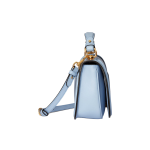 GUCCI Blondie brand logo metal accessory handbag medium-sized women\'s light blue