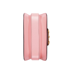 GUCCI 1955 vintage gold buckle with color trim saddle bag, crossbody single-shoulder bag, small size for women, red and pink