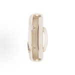 DIOR Lady D-Joy light gold finish pendant, detachable and adjustable shoulder strap, single-shoulder crossbody bag, Princess handbag, small size, women\'s style, cream white