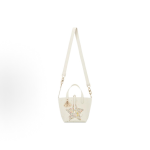 DIOR Toujours letter D button clasp single-shoulder crossbody bag, small size for women, cream white