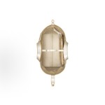 DIOR Toujours metal pendant adjustable shoulder strap Indigenous bag single-shoulder handbag medium-sized women\'s gold