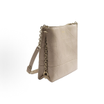 DIOR Trianon is a soft and lustrous single-shoulder crossbody bag in beige for women