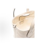 GUCCI GG Mammon brand logo pendant tote bag, small size for women, ivory color