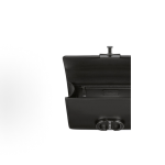 DIOR 30 Montaigne Montaigne series letter Logo bag, lid-opening box bag, single-shoulder crossbody bag for women, black