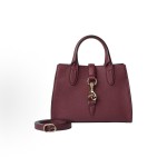 GUCCI Jackie detachable and adjustable shoulder strap hook buckle opening and closing Gucci Rosso Encora single-shoulder crossbody handbag small size women\'s red